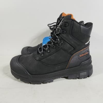 Herman Survivors Groundbreaker Steel Toe Waterproof Work Boots Men's 7.5 Black - Thumbnail 2