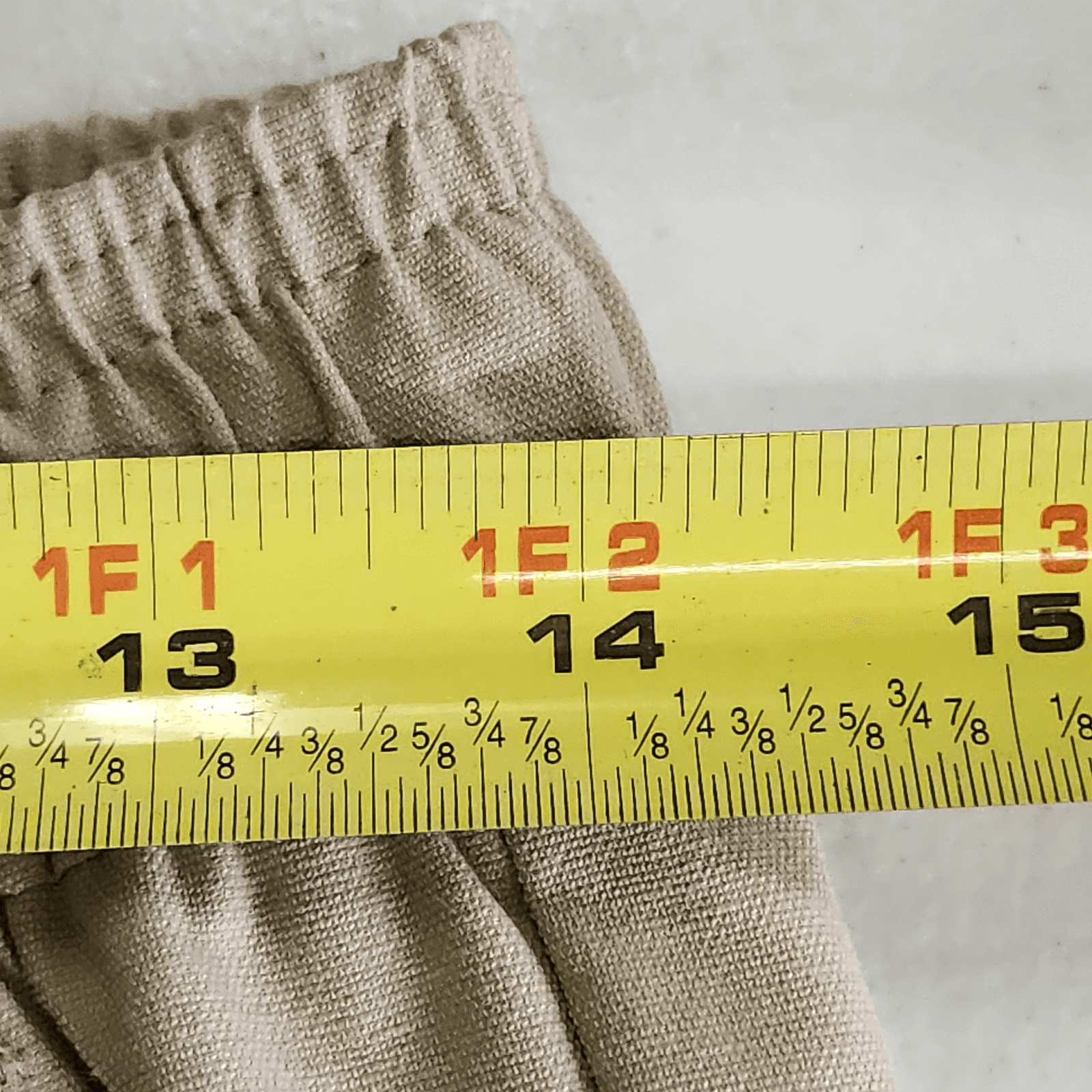 Pants Men's S Brown Khaki Chino Pants Elastic Waist Pockets Free Assembly NEW - Thumbnail 2