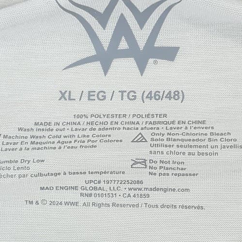Bret Hart Shirt Mens Size XL White Logo Muscle T-Shirt WWE WWF WCW Hitman NEW - Thumbnail 7