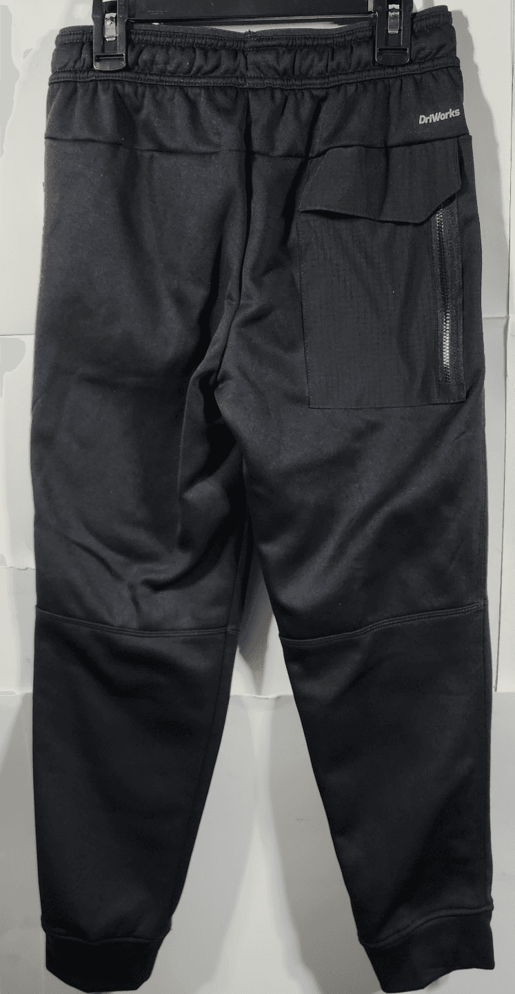 Athletic Works Boys Tech Fleece Jogger Sweatpants Size L 10-12 Black NEW - Thumbnail 4