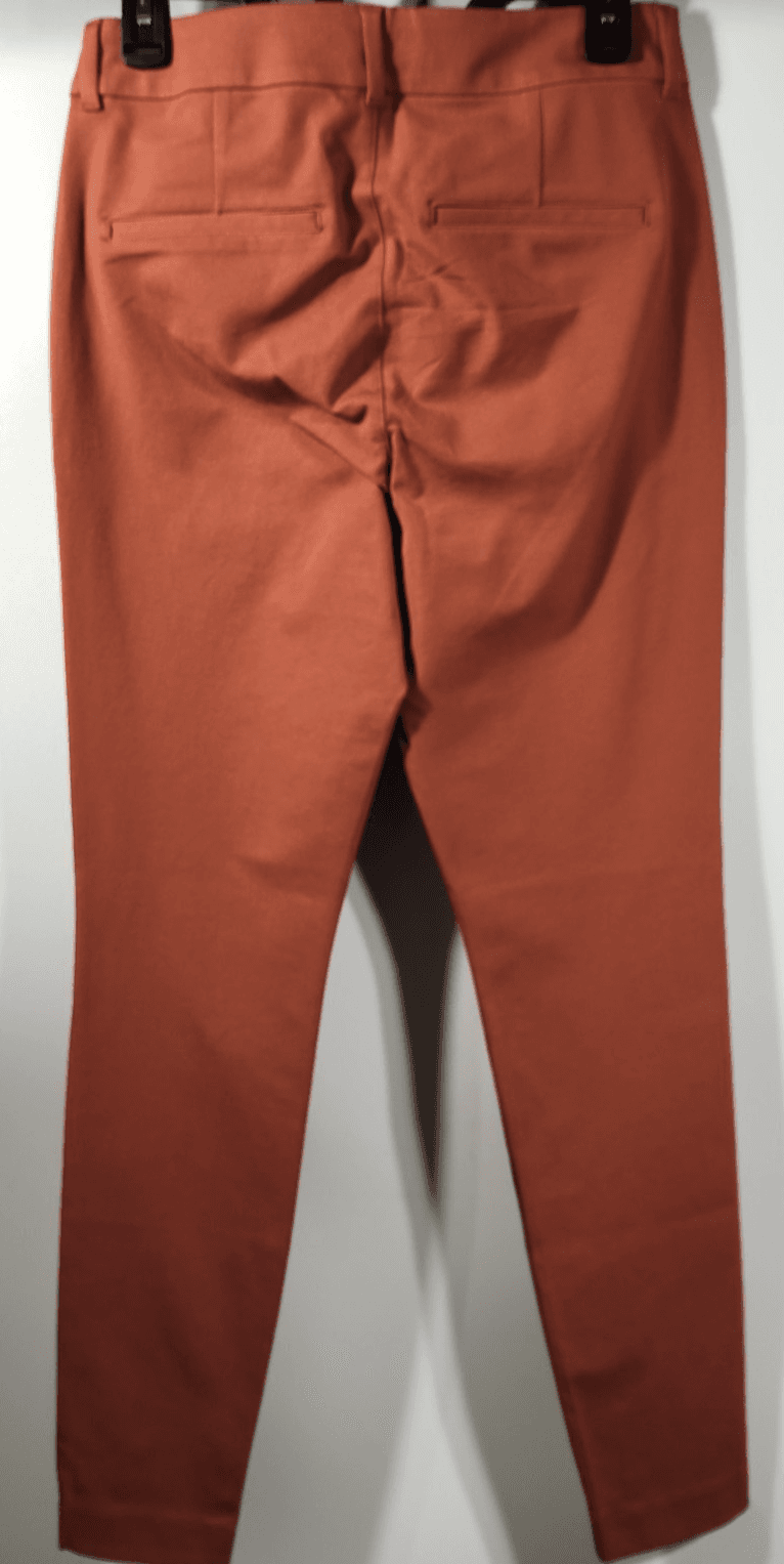 Old Navy Women's High Rise Pixie Skinny Pants Size 4 Orange NEW - Thumbnail 4