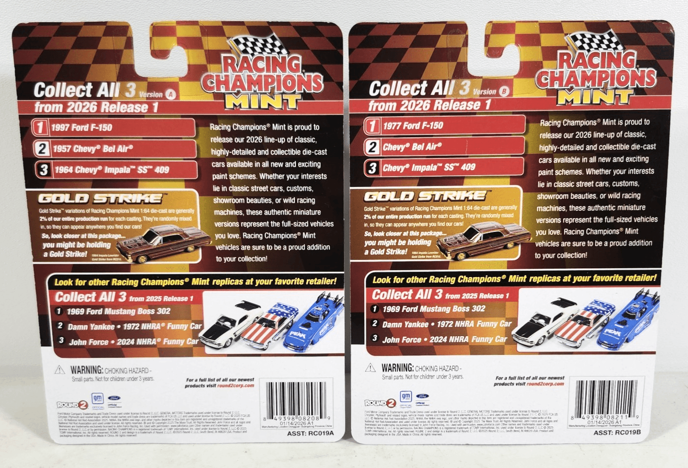 Racing Champion Mint 1997 Ford F-150 1/64 Truck Version A&B Lot Of 2 Diecast - Thumbnail 4