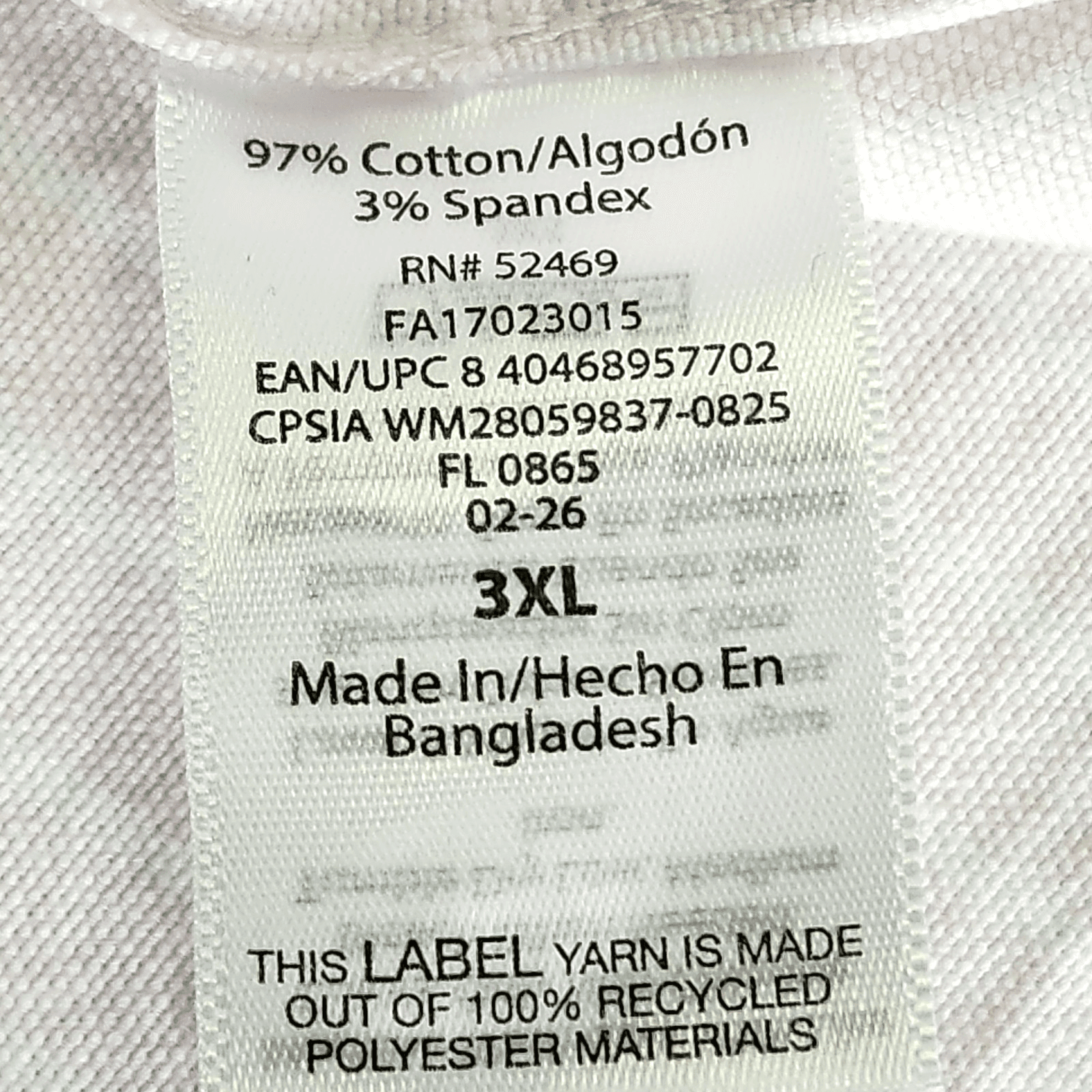 Free Assembly Shirt Men's 3XL Button Up Long Sleeve Oxford Pink White New - Thumbnail 9