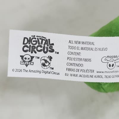 Gummigoo Soft Plush The Amazing Digital Circus Glitch Productions 8" Alligator - Thumbnail 7