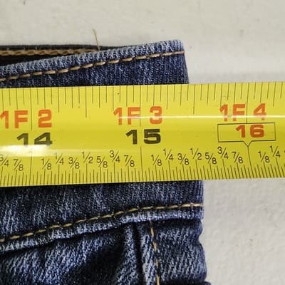 Liz Claiborne Women's 6 Classic Skinny Jeans Blue Stretch Denim Mid Rise - Thumbnail 2