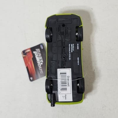 Jada 1/32 Scale Fast & Furious Brians Mitsubishi Lancer Evo VII Lt Green Car - Thumbnail 10