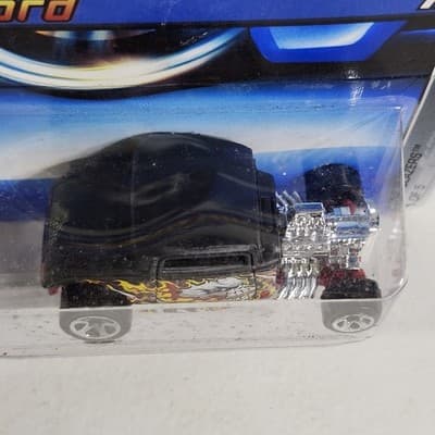 2006 Hot Wheels Bone Blazers '32 Ford Coupe Black Car 1/64 Toy Vehicle NEW - Thumbnail 3