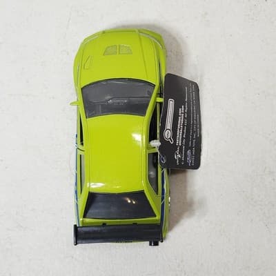 Jada 1/32 Scale Fast & Furious Brians Mitsubishi Lancer Evo VII Lt Green Car - Thumbnail 9