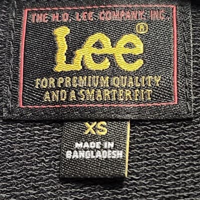Lee Women's XS Button Up Long Sleeve Shirt Black NEW - Thumbnail 8