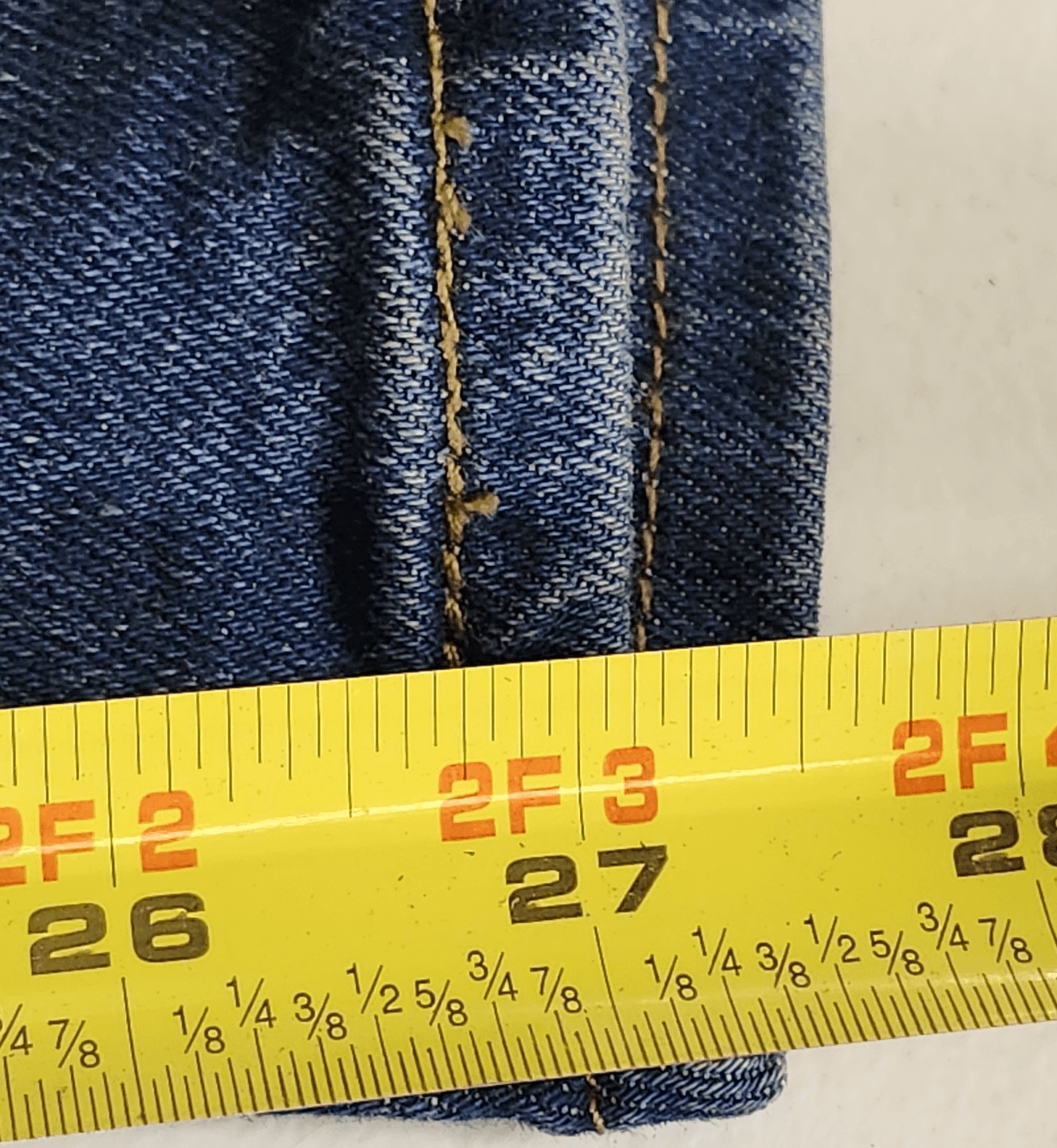 Levi's Jeans Women's 12 High Rise Straight Dark Blue Denim NEW - Thumbnail 4