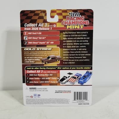 Racing Champions Mint '64 Chevy Impala SS 409 Silver Car 1/64 Toy Vehicle NEW - Thumbnail 4