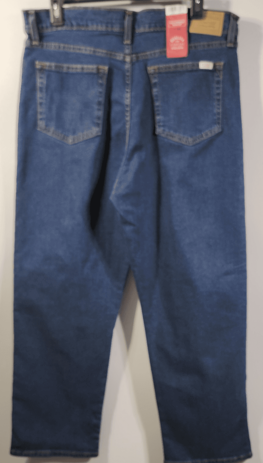 Levi's Jeans Women's 12 High Rise Straight Dark Blue Denim NEW - Thumbnail 6