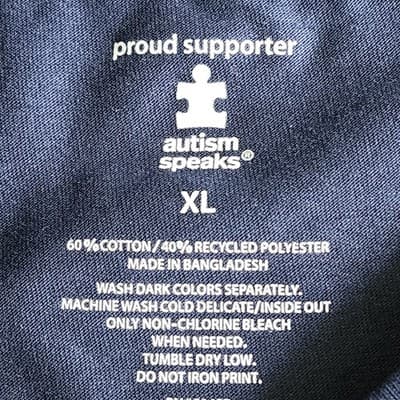 Men's XL T-shirt Team Awesome Graphic Blue Short Sleeve NEW - Thumbnail 7