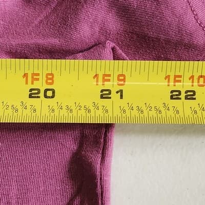 Terra & Sky Women's 0X Plus V-Neck T Shirt Short Sleeve Pink NEW - Thumbnail 2