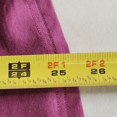 Terra & Sky Women's 0X Plus V-Neck T Shirt Short Sleeve Pink NEW - Thumbnail 3