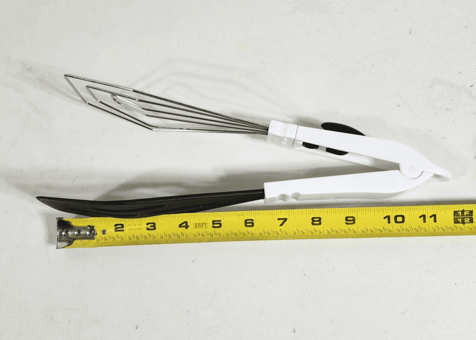 Kitchen Whisk Spatula Tongs 12” Inches Long Total - Thumbnail 2
