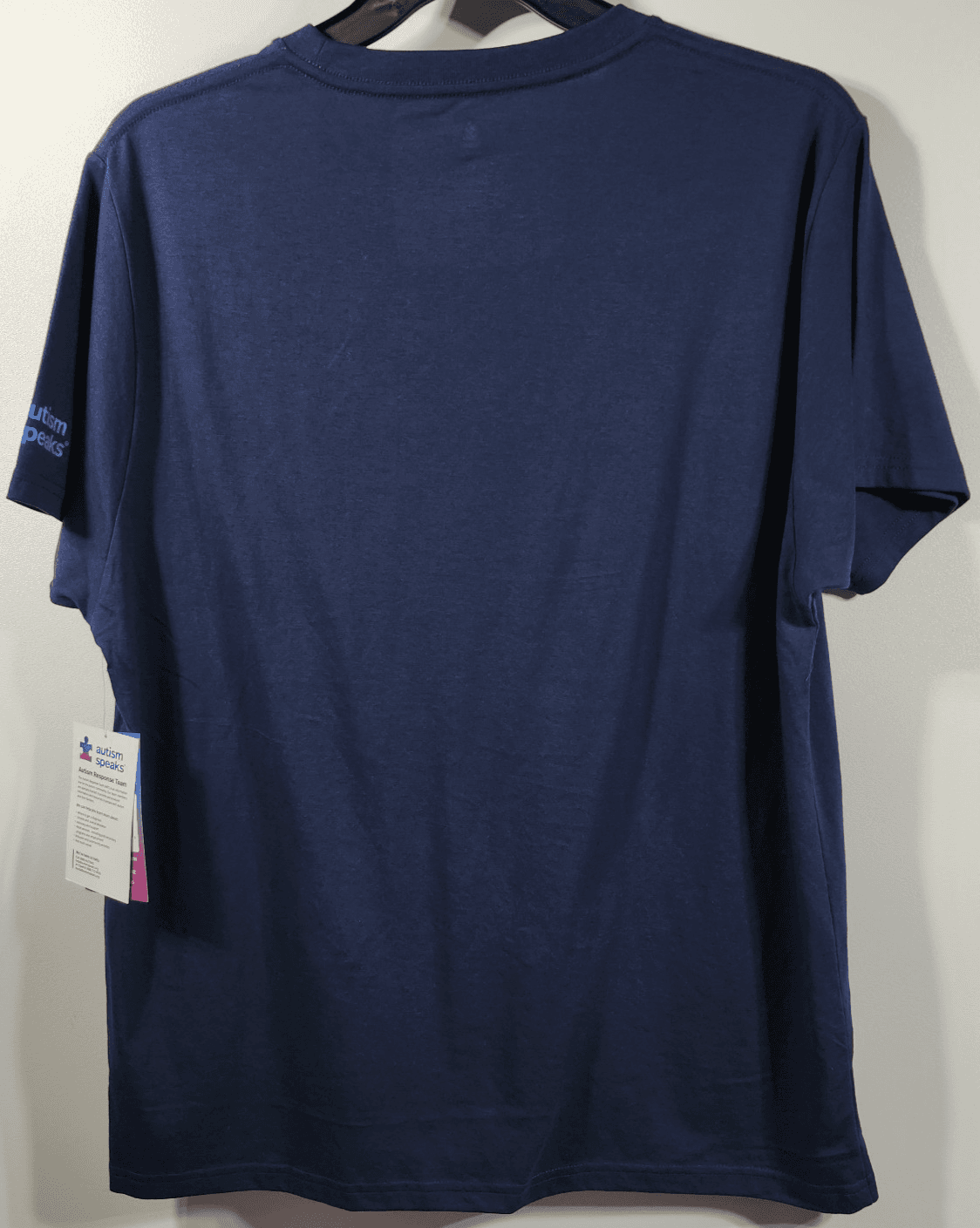 Men's XL T-shirt Team Awesome Graphic Blue Short Sleeve NEW - Thumbnail 6