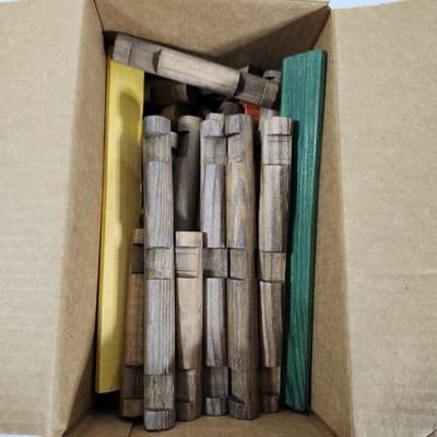 Toys N Things 75 Piece Frontier Building Set L075 Wood Log Set Kids - Thumbnail 2