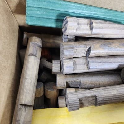 Toys N Things 75 Piece Frontier Building Set L075 Wood Log Set Kids - Thumbnail 6