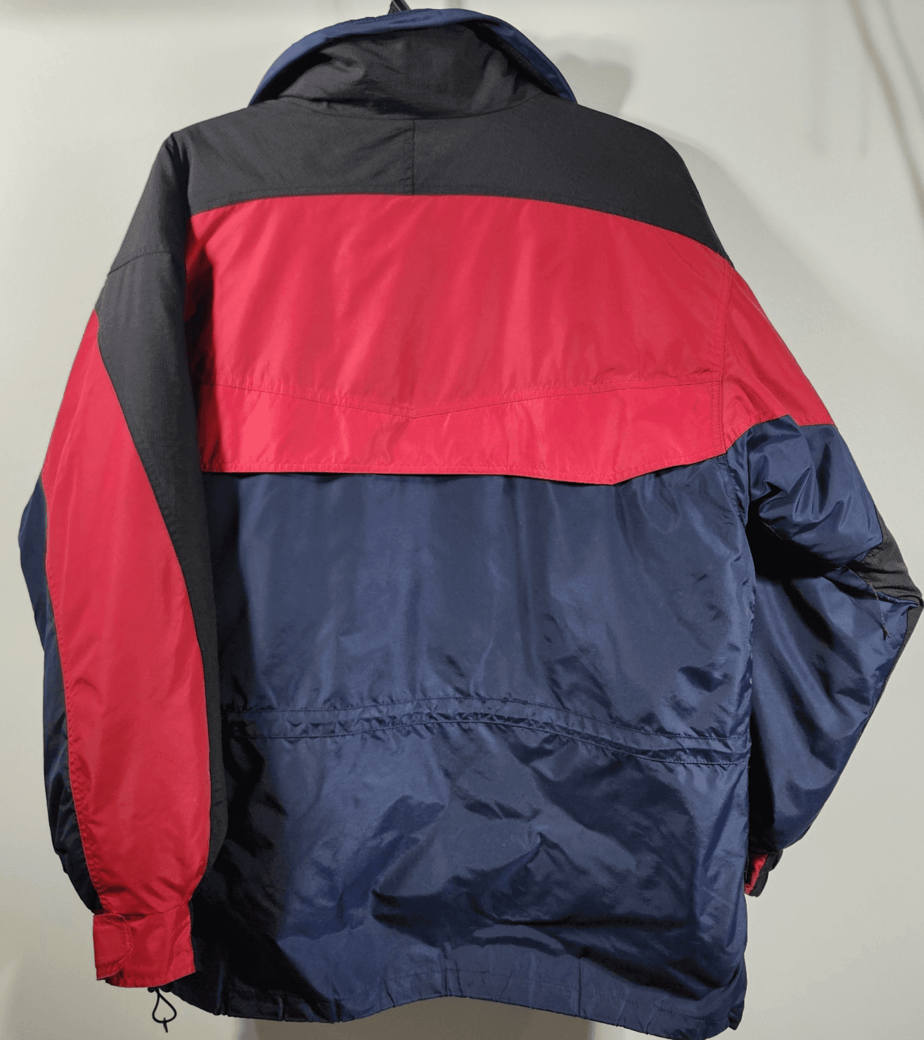 Vintage Columbia Jacket Men's Large Ski Coat Colorblock Blue Red W/Inner Zip Out - Thumbnail 6