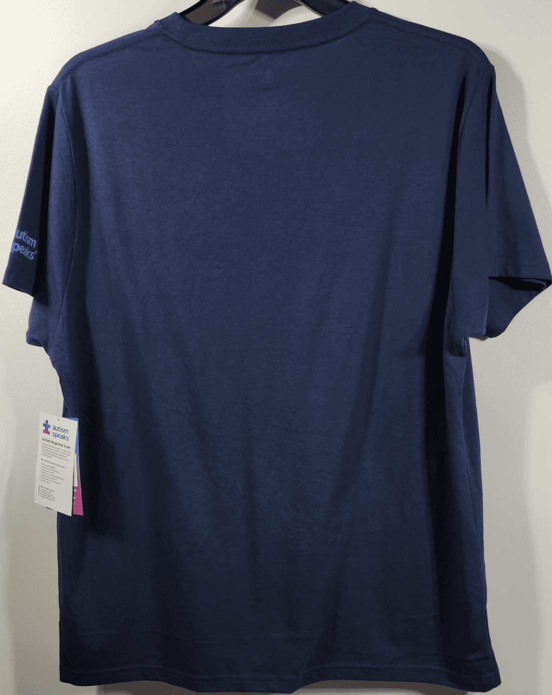 Men's XL T-shirt Team Awesome Graphic Blue Short Sleeve NEW - Thumbnail 4