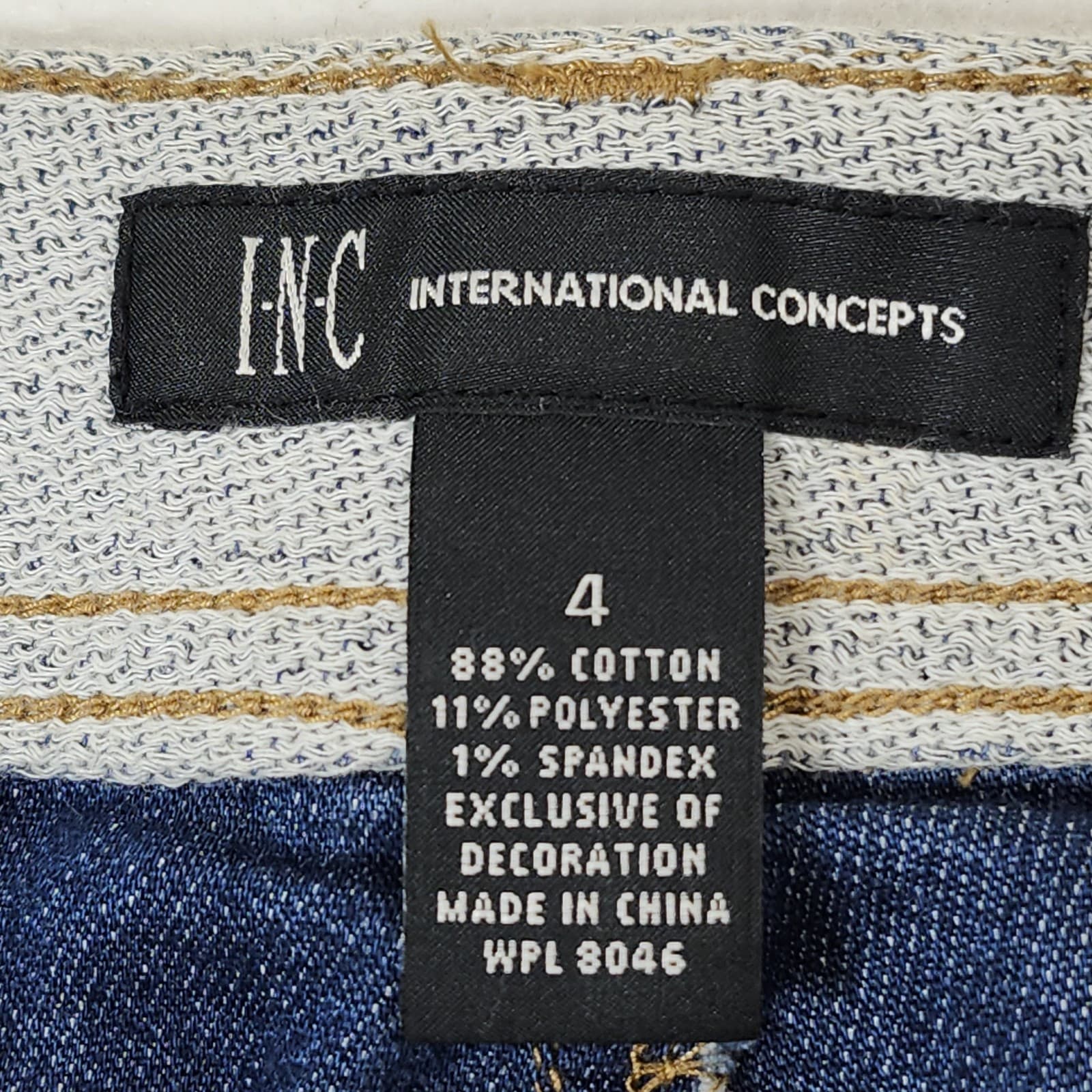 INC Women’s Size 4 International Concepts Capri Pants Blue - Thumbnail 7