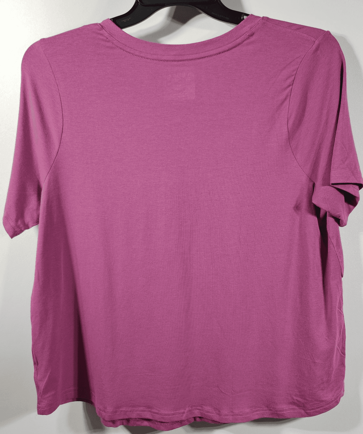 Terra & Sky Women's 0X Plus V-Neck T Shirt Short Sleeve Pink NEW - Thumbnail 6