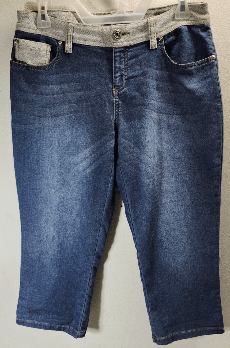 INC Women’s Size 4 International Concepts Capri Pants Blue - Thumbnail 5