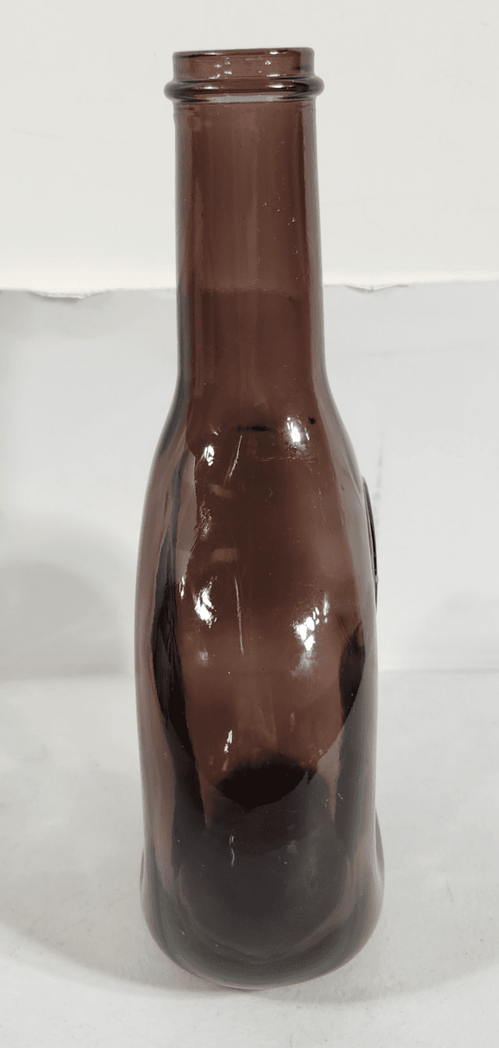 Vintage Wheaton Glassboro Deep Amethyst Purple Bottle 9" Home Bar Decor - Thumbnail 7