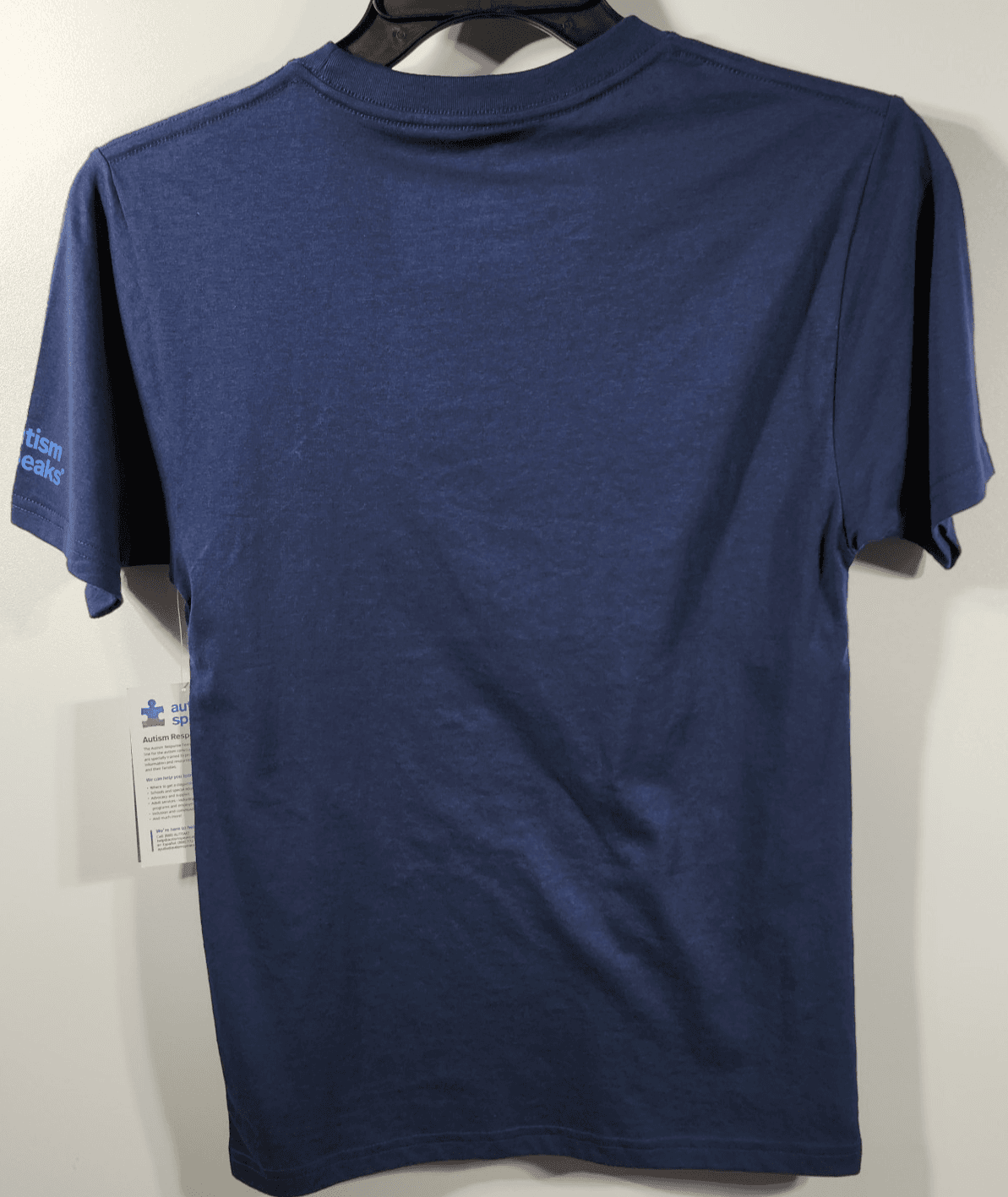 Men's XS T-Shirt Team Awesome Graphic Blue Short Sleeve NEW - Thumbnail 4
