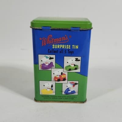 VTG Snoopy Peanuts Whitman's Surprise Metal Tin - Thumbnail 3
