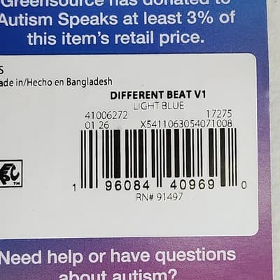 Autism Men's XS T-Shirt Blue Short Sleeve Tee Graphic NEW - Thumbnail 8