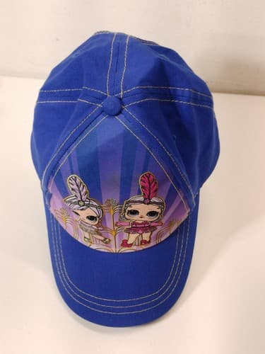 Girls LOL Surprise Cartoon Cap Hat Blue Adjustable - Thumbnail 2