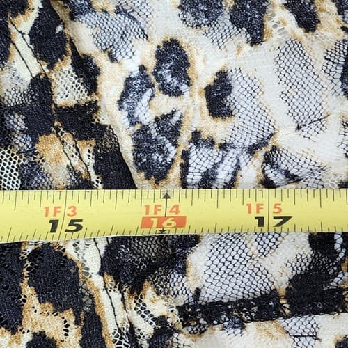 Wet Seal Womens Size Medium High Low Pull On Skirt Leopard Print Peasant Boho - Thumbnail 3