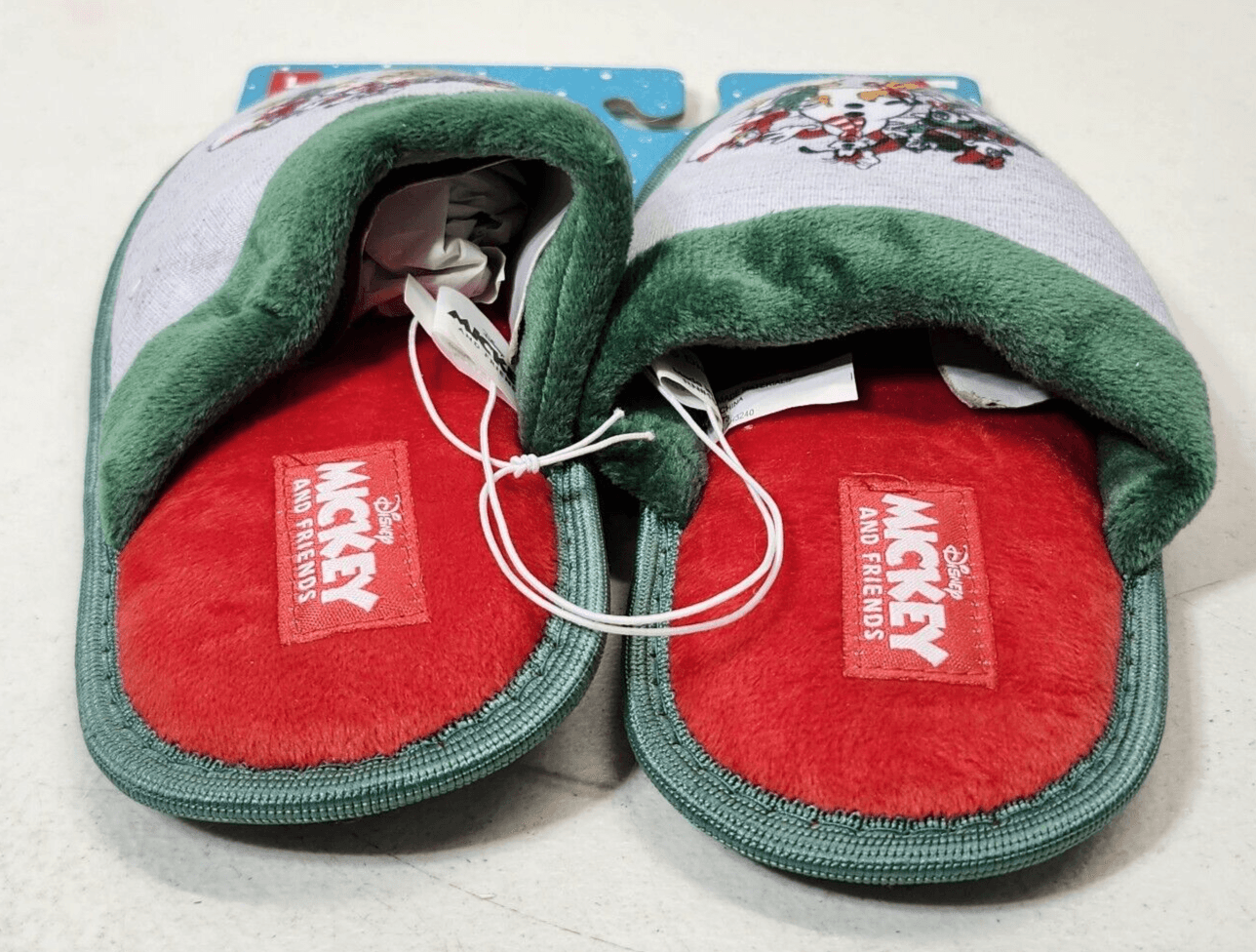 Disney Mickey Mouse Cartoon Kids Youth Slippers Size Large 13/1 Colorful NEW - Thumbnail 6