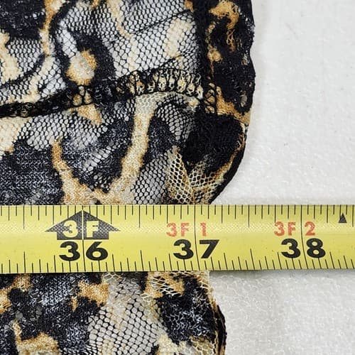 Wet Seal Womens Size Medium High Low Pull On Skirt Leopard Print Peasant Boho - Thumbnail 4