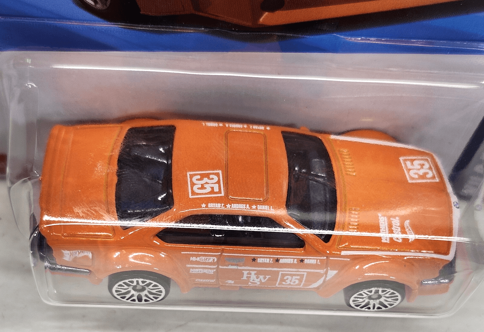 2025 Hot Wheels BMW 635 CSi Orange Car 1/64 Toy Wild Widebody NEW - Thumbnail 3