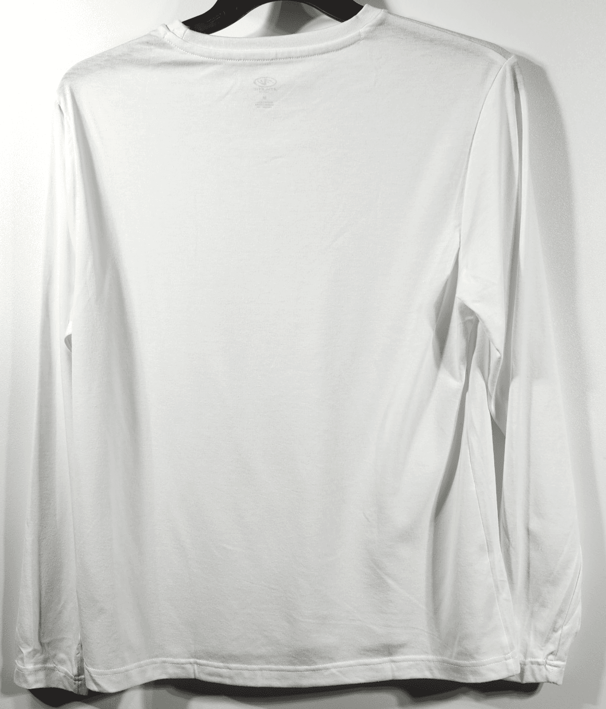 Men's T-Shirt Size Medium White Long Sleeve Athletic Works Moisture Wicking - Thumbnail 6