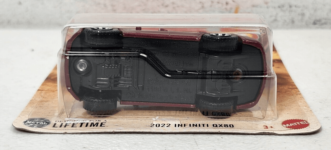 Matchbox 2022 Infiniti QX80 Red Car 1/64 Toy Vehicle Mattel NEW - Thumbnail 4