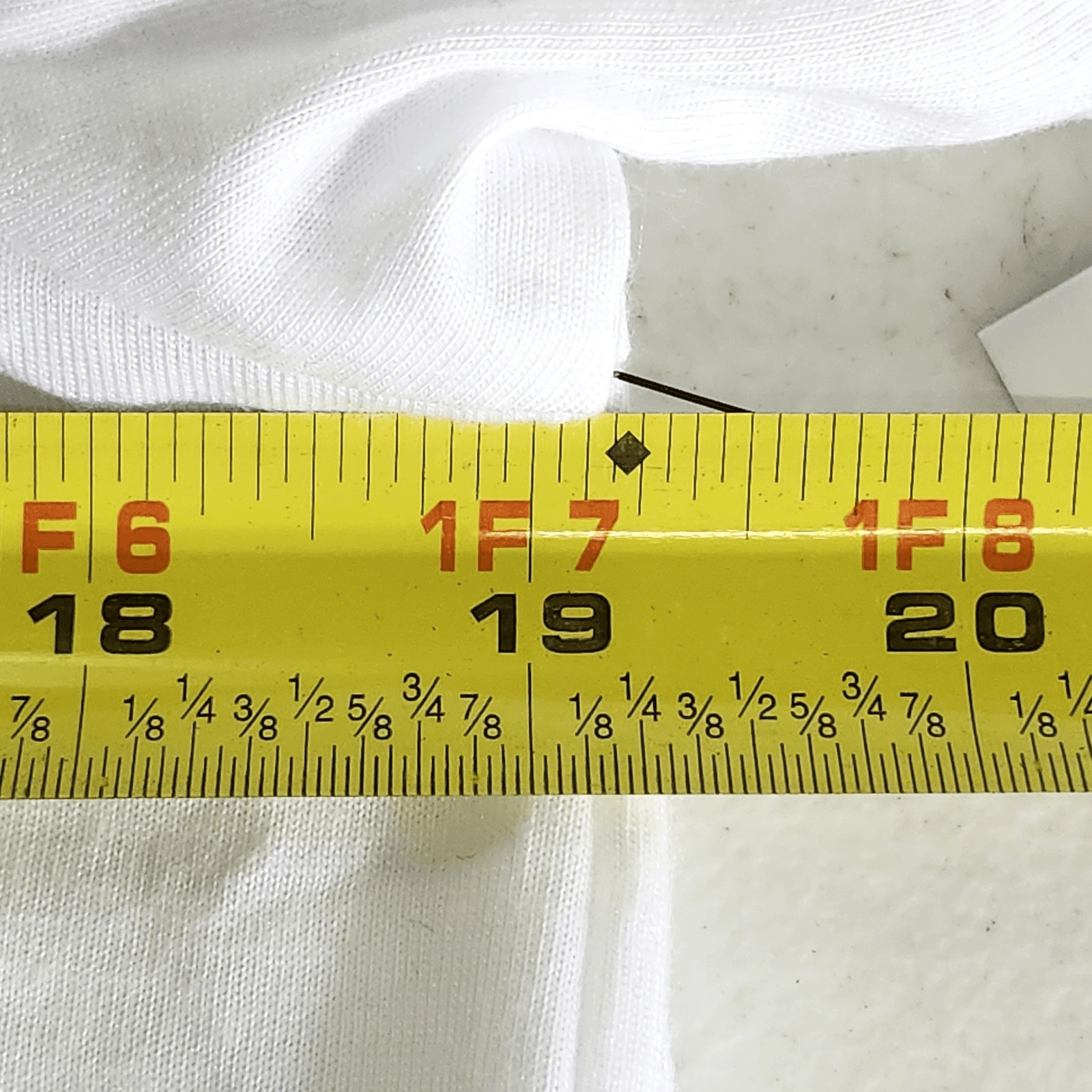 Men's T-Shirt Size Medium White Long Sleeve Athletic Works Moisture Wicking - Thumbnail 2