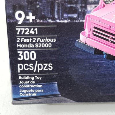 Lego 77241 Speed Champions Honda S2000 Fast & Furious Car Toy Vehicle NEW - Thumbnail 2