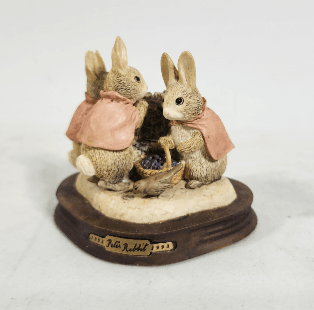 Beatrix Potter Peter Rabbit Border Fine Arts Figurine Statue Home Decor W/Box - Thumbnail 5