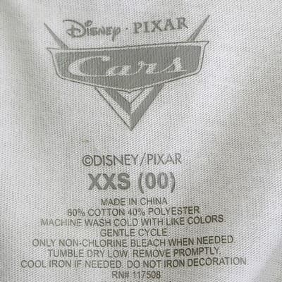Disney Pixar Cars Piston Cup Champion Lightning McQueen T-shirt Size XXS NEW - Thumbnail 8