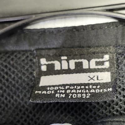 Hind Men’s Jacket Size XL Black Full-Zip W/ Pockets Lightweight Long Sleeve - Thumbnail 9