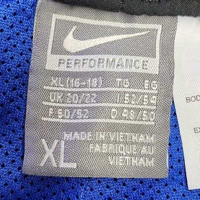 Vintage Nike Mens XLarge Color Block Travis Scott Mini Swoosh Above Knee Shorts - Thumbnail 7