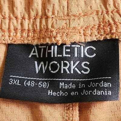 Athletic Works Men's 3XL Shorts Elastic Waist Stretch 9" Inseam w/ Pockets NEW - Thumbnail 8