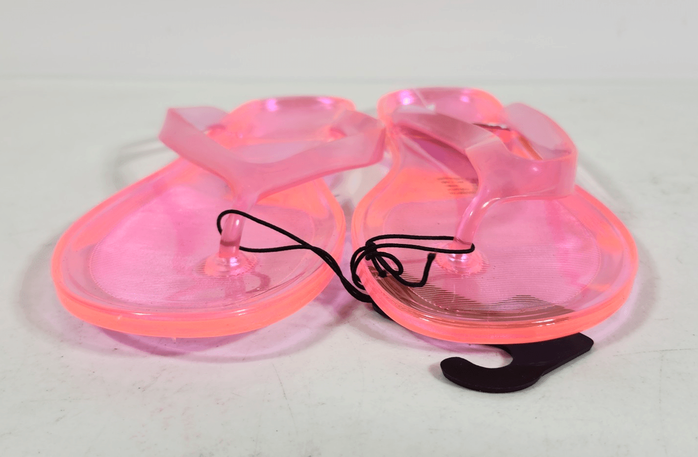 No Boundaries Women's Jelly Thong Sandals Size 6 Pink - Thumbnail 3