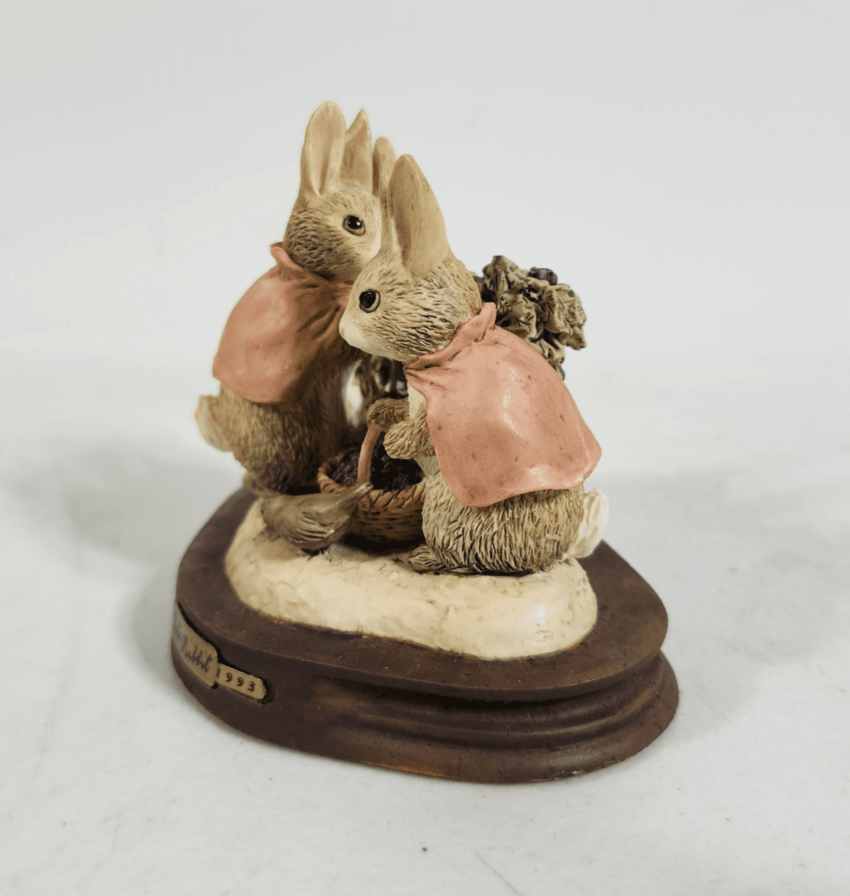 Beatrix Potter Peter Rabbit Border Fine Arts Figurine Statue Home Decor W/Box - Thumbnail 6