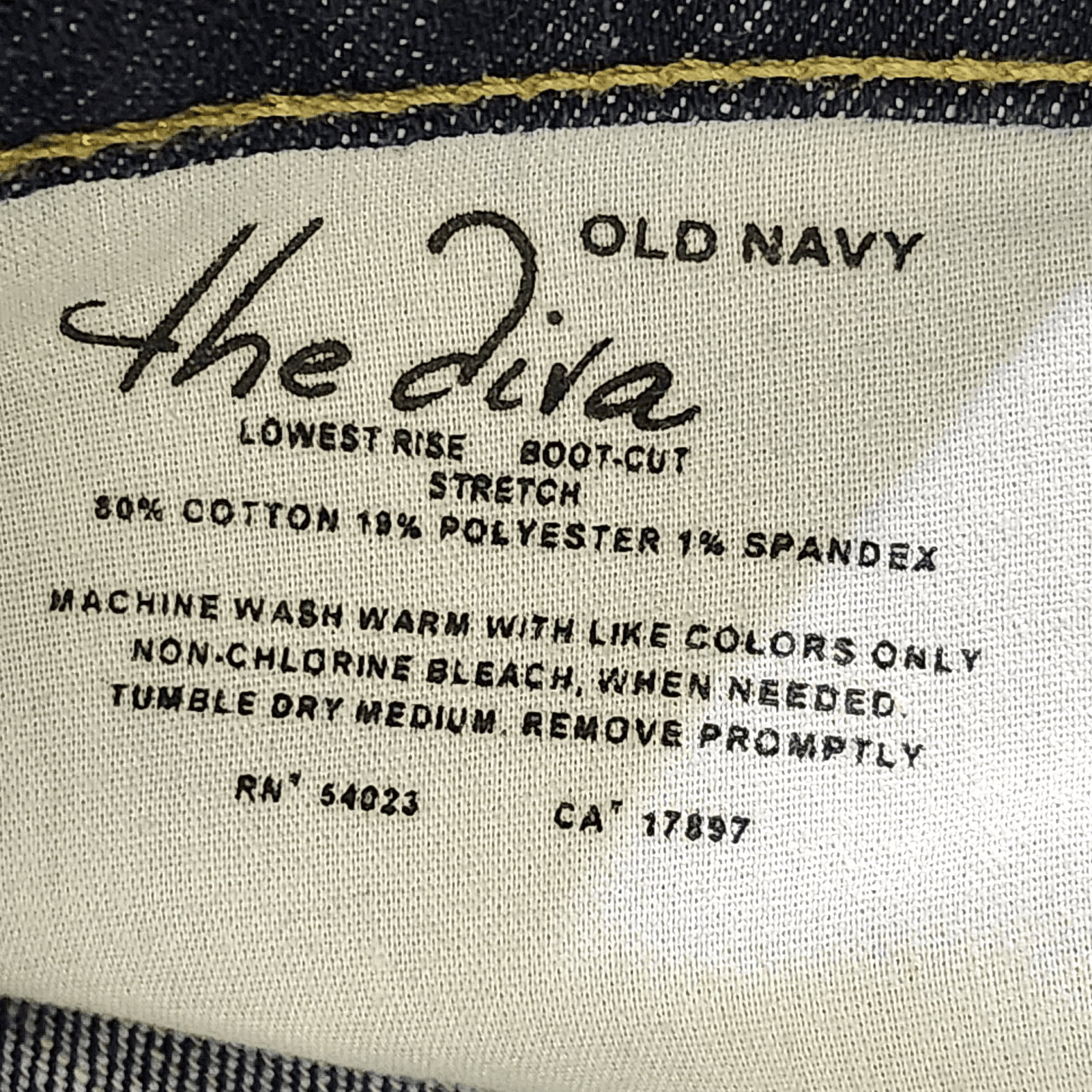 Old Navy Women's 12L Diva Blue Denim Bootcut Low Rise Jeans - Thumbnail 8