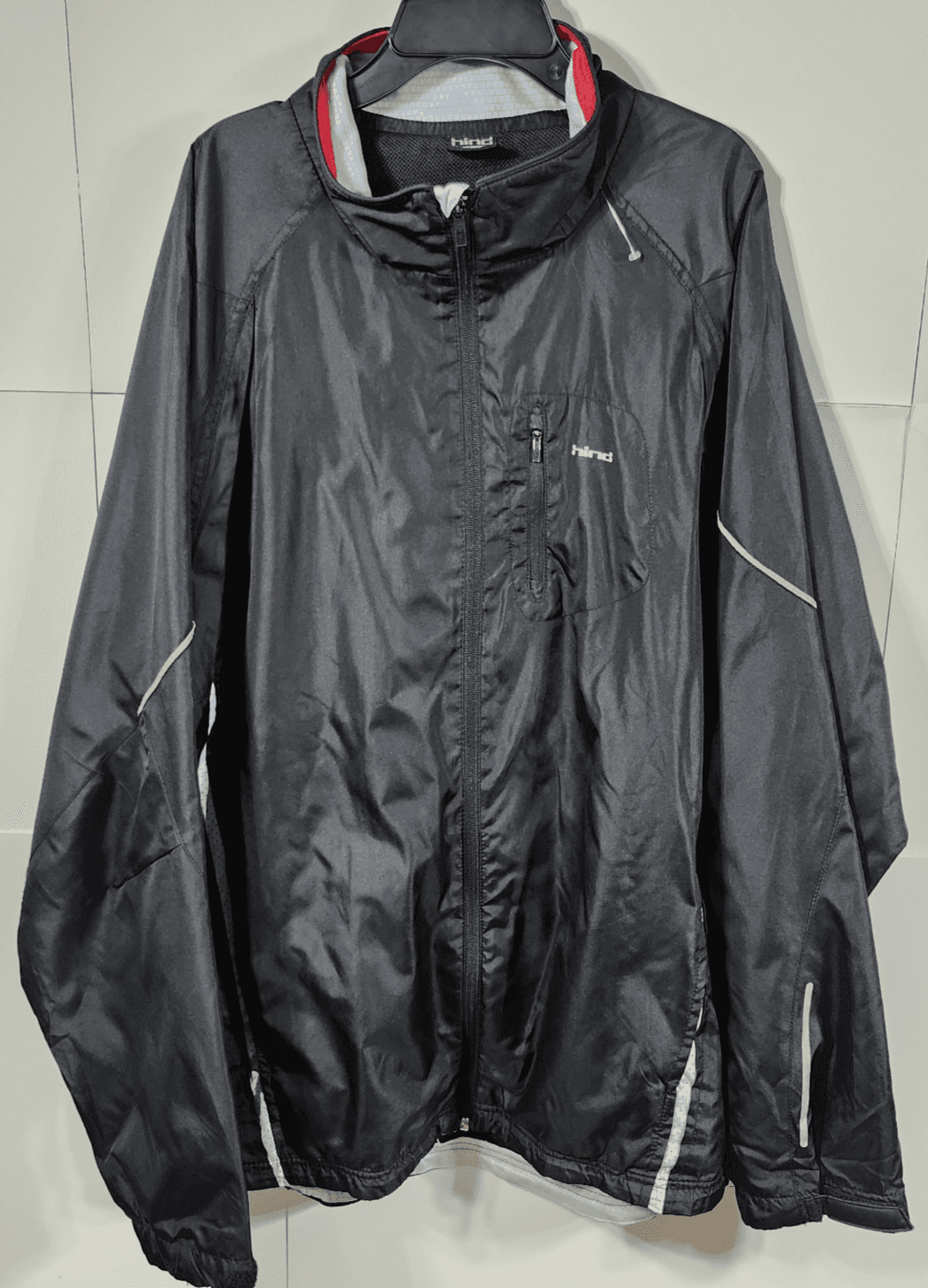 Hind Men’s Jacket Size XL Black Full-Zip W/ Pockets Lightweight Long Sleeve - Thumbnail 5